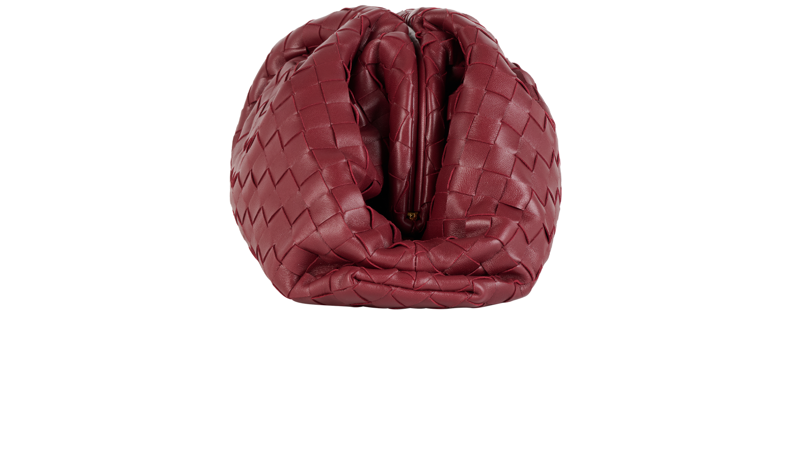 Pouch, &pound;1,200, Handbags, Burgundy, Leather, Bottom view